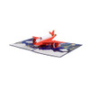 Airplane Skyward Sprint 3D Pop Up Greeting Card - Birthday Holiday Event