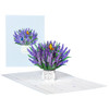 Purple Whispers Lavender Bouquet Greeting Card - Mother's Day Thank You Birthday