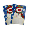 Pack of 20 Christmas Snowman Design Thank You Sheets With Envelopes