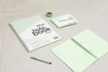 A4+ 100 Pages Twin Wire SEN Green Paper Dyslexia Notebook - Lined with Margin