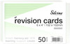 Pack of 50 6x4" SEN Green Lined Dyslexia Record Cards