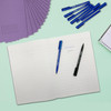 Set of 12 165x200mm Handwriting Books with 12 Black Handwriting Pens