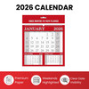 A3 Month To View Calendar 2026 – 297mm x 420mm