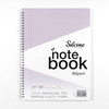 Pack of 3 A4+ 100 Pages Twin Wire SEN Lilac Paper Dyslexia Notebooks - Lined with Margin