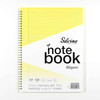 Pack of 3 A4+ 100 Pages Twin Wire SEN Yellow Paper Dyslexia Notebooks - Lined with Margin