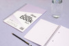 A5+ 100 Pages Twin Wire SEN Purple Paper Dyslexia Notebook - Lined with Margin