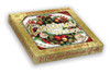 Pack of 10 Festive Wreath Christmas Boxed Cards