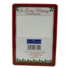 In Loving Memory of a Precious Young Child Christmas Graveside Keepsake Card - Candle & Holly Design Memorial Card