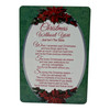 Christmas Without You Graveside Keepsake Card - In Loving Memory Poinsettia Design Card 