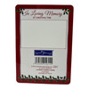 Christmas Without You Graveside Keepsake Card - In Loving Memory Poinsettia Design Card 