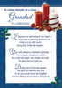 In Loving Memory of a Dear Grandad Christmas Graveside Keepsake Card