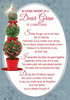 In Loving Memory of a Dear Gran Christmas Graveside Keepsake Card