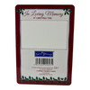Missing You Dearly at Christmas Graveside Keepsake Card - Candle & Holly Design Memorial Card