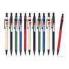 Pack of 12 0.5mm Metal Mechanical Pencils With Eraser