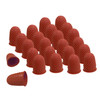 Pack of 24 Red No.00 Rubber Thimblettes - Extra Small Thimble Finger Cones