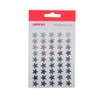 Pack of 135 Silver Foil 15mm Self-Adhesive Stars