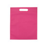 Pack of 25 Pink Coloured 30x25cm Non-Woven Patch Handle Bags