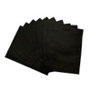 Pack of 25 Black Coloured 40x30cm Non-Woven Patch Handle Bags