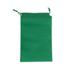 Pack of 25 Dark Green Coloured 25x16cm Non-Woven Drawstring Bags
