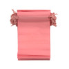 Pack of 25 Pink Coloured 21x29cm PEVA Frosted Drawstring Bags