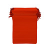 Pack of 25 Red Coloured 21x29cm PEVA Frosted Drawstring Bags