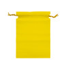 Pack of 25 Yellow Coloured 21x29cm PEVA Frosted Drawstring Bags