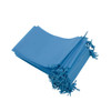 Pack of 25 Light Blue Coloured 27x20cm Non-Woven Drawstring Bags