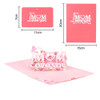MOM Love You 3D Pop Up Greeting Card - Mother's Day Birthday