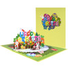 Springtime HAPPY EASTER 3D Pop Up Greeting Card