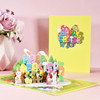 Springtime HAPPY EASTER 3D Pop Up Greeting Card