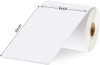 Roll of 500 White Self Adhesive Thermal Printer Labels 4" x 6" (10.16 x 15.24cm)