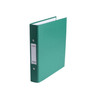 Pack of 10 A5 Green Paper Over Board Ring Binders by Janrax