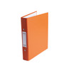 Pack of 10 A5 Orange Paper Over Board Ring Binders by Janrax