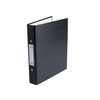 Pack of 10 A5 Black Paper Over Board Ring Binders by Janrax