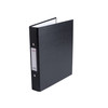 Pack of 10 A5 Black Paper Over Board Ring Binders by Janrax