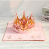 Elegant Crown 3D Pop Up Holiday Card