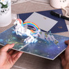 Stereoscopic Unicorn Galaxy 3D Pop Up Greeting Card - Kids Theme Birthday