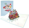 Colourful Blooming 3D Pop Up Thank You Card