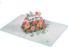 Colourful Blooming 3D Pop Up Thank You Card