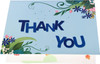 Lettering with Floral Blooms 3D Pop Up Thank You Card