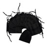 Pack of 25 Black Coloured 12x9cm Non-Woven Drawstring Bags