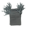 Pack of 25 Grey Coloured 12x9cm Non-Woven Drawstring Bags