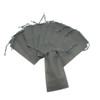 Pack of 25 Grey Coloured 19x10cm Non-Woven Drawstring Bags