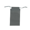 Pack of 25 Grey Coloured 19x10cm Non-Woven Drawstring Bags