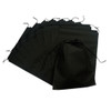 Pack of 25 Black Coloured 32x22cm Non-Woven Drawstring Bags