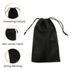Pack of 25 Black Coloured 35x25cm Non-Woven Drawstring Bags