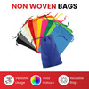 Pack of 25 Blue Coloured 35x25cm Non-Woven Drawstring Bags