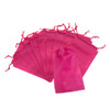 Pack of 25 Pink Coloured 39x30cm Non-Woven Drawstring Bags