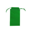 Pack of 25 Dark Green Coloured 43x34cm Non-Woven Drawstring Bags