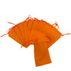 Pack of 25 Orange Coloured 48x39cm Non-Woven Drawstring Bags